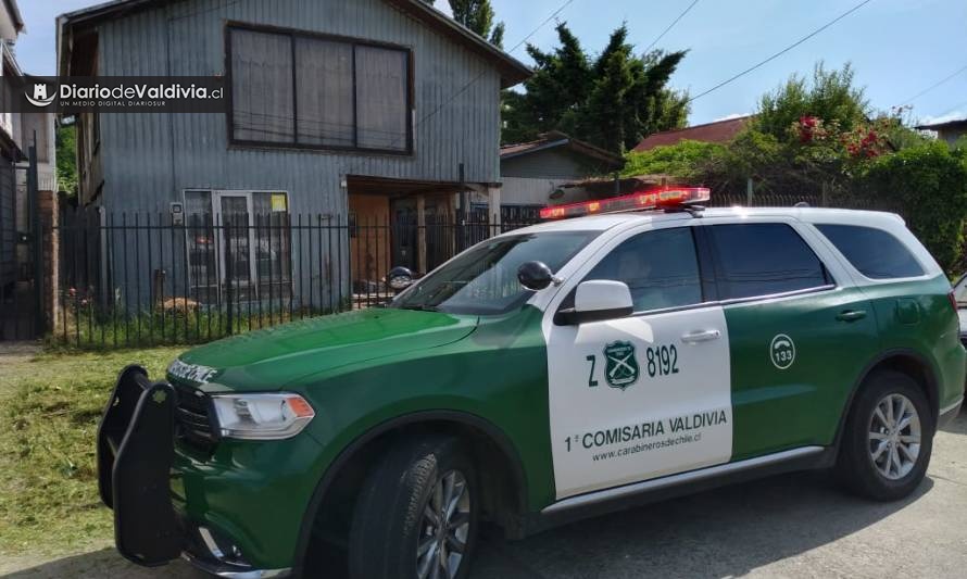 Carabineros de Valdivia detuvo a sujeto que robó cilindro de gas a adulto mayor