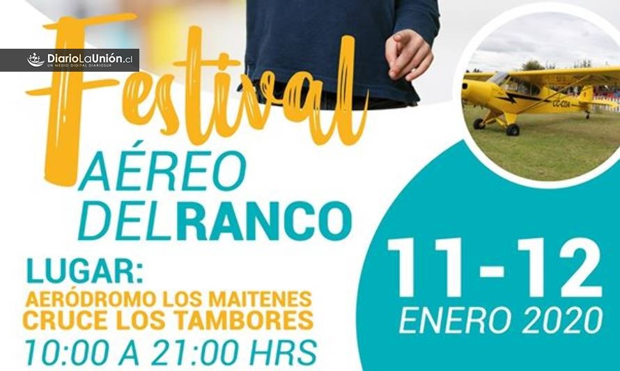 Festival Aéreo del Ranco tendrá vuelos populares a 8 mil pesos