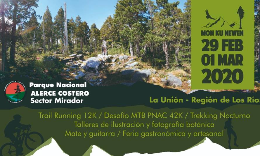 Mon Ku Newen 2020: Desafío outdoor en Parque Nacional Alerce Costero