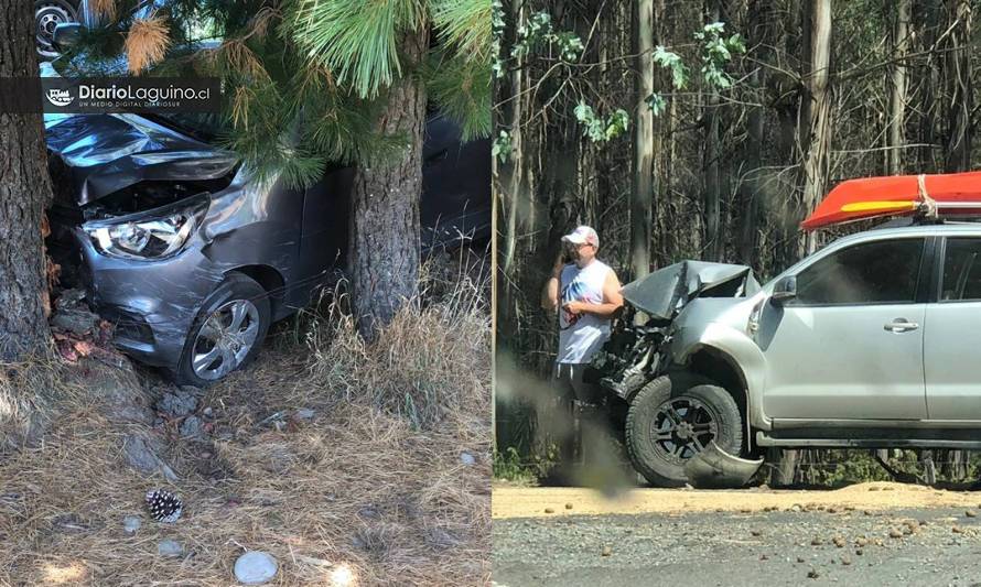 Dos accidentes vehiculares sucedieron en la ruta Los Lagos-Futrono