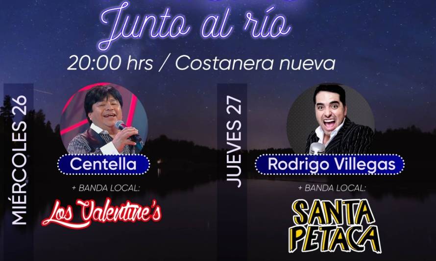 Centella y Rodrigo Villegas llegan a Valdivia para show de humor y música