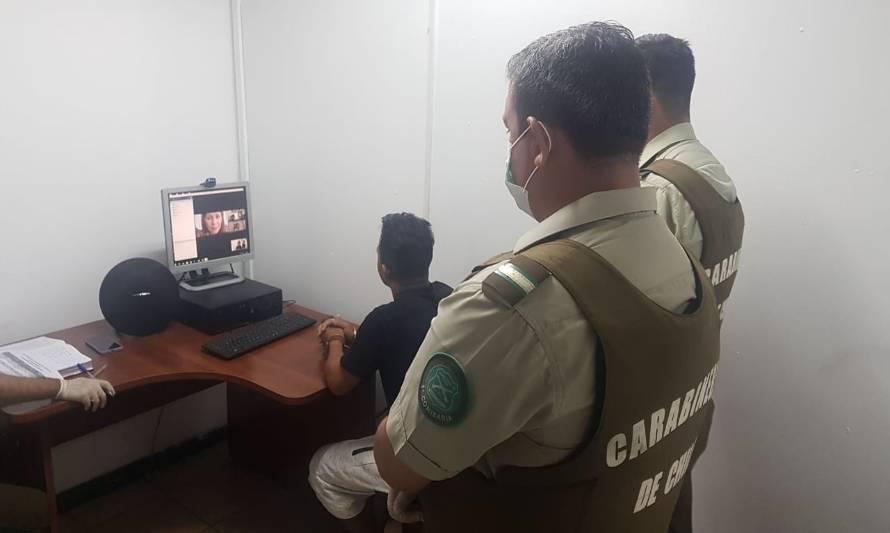 Carabineros facilita sus dependencias para realizar controles de detención 