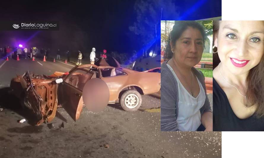 [ESTA NOCHE] Dos mujeres fallecidas y un hombre grave dejó violento choque en Los Lagos 