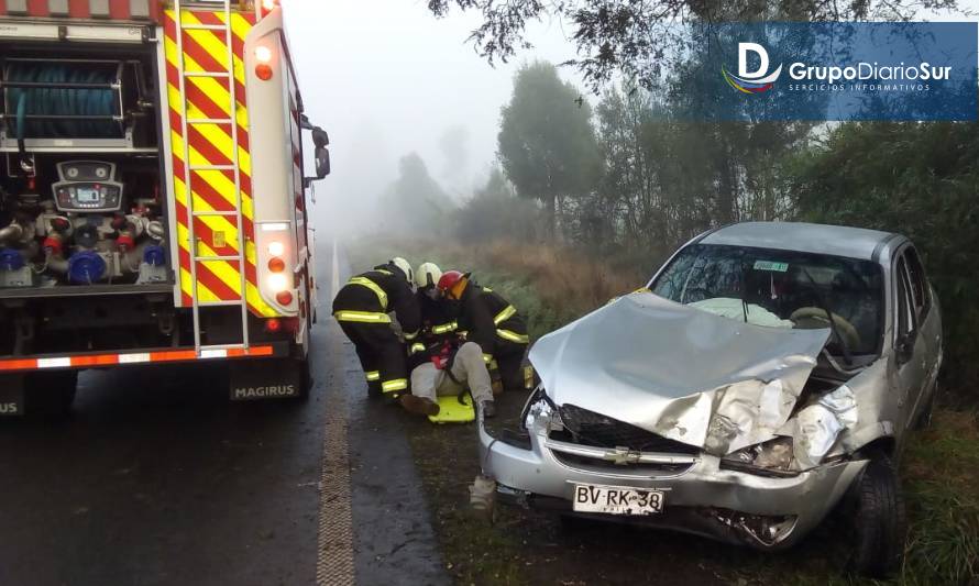 Un lesionado dejó accidente en las cercanías de Nontuelá