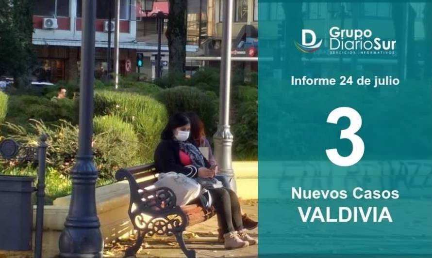 Valdivia reporta 3 nuevos casos este viernes 