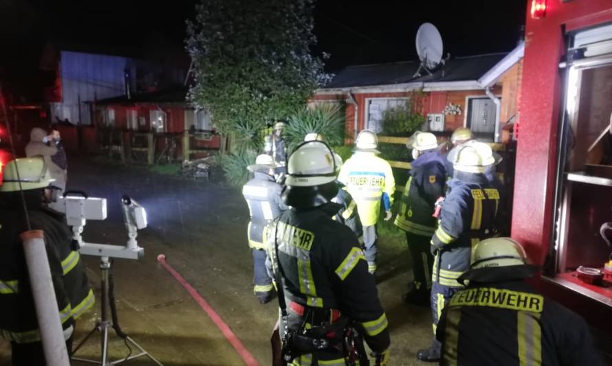 Bomberos controlan emergencia en Paillaco