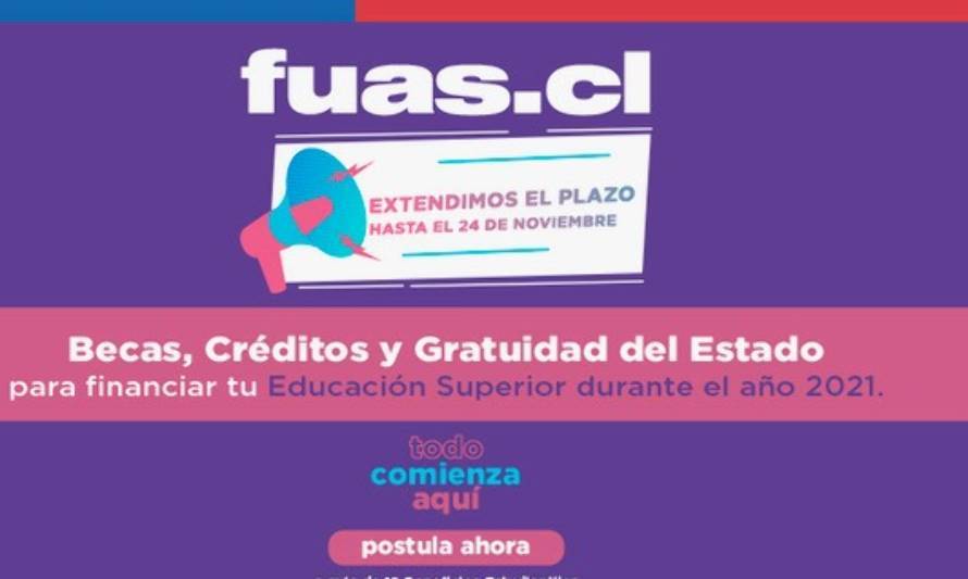 FUAS: Extienden plazo de postulación para Beneficios Estudiantiles
