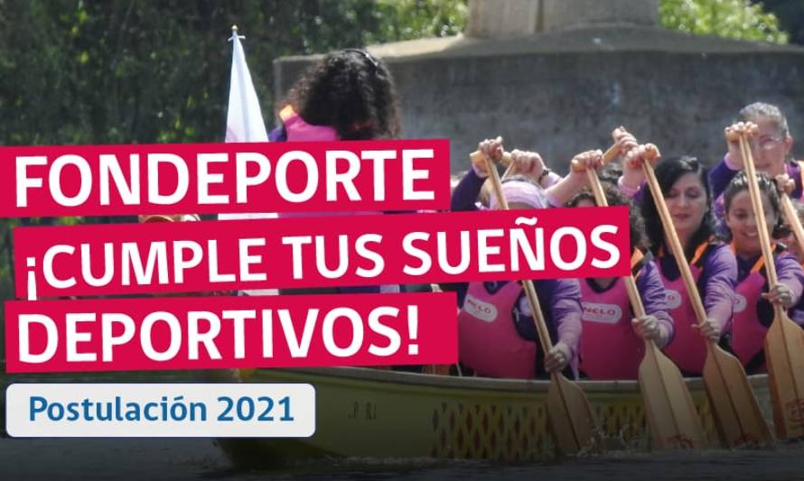 Ya están disponibles las bases a Fondeporte 2021