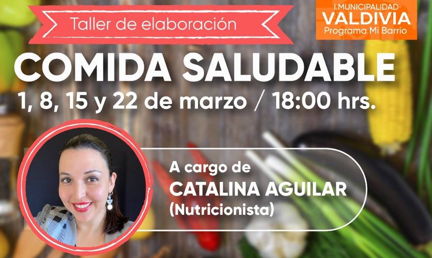 Municipalidad de Valdivia abre ciclo de talleres gratuitos durante marzo