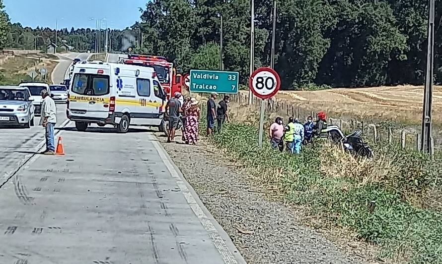 Menor de 11 años falleció producto de accidente en ruta que une Valdivia y San José