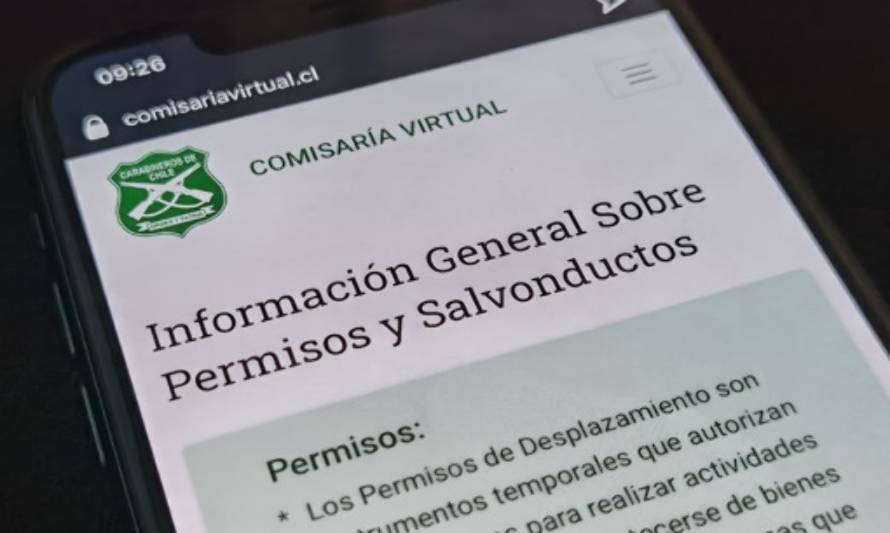 Carabineros informa sobre problemas en el sitio Comisaría Virtual