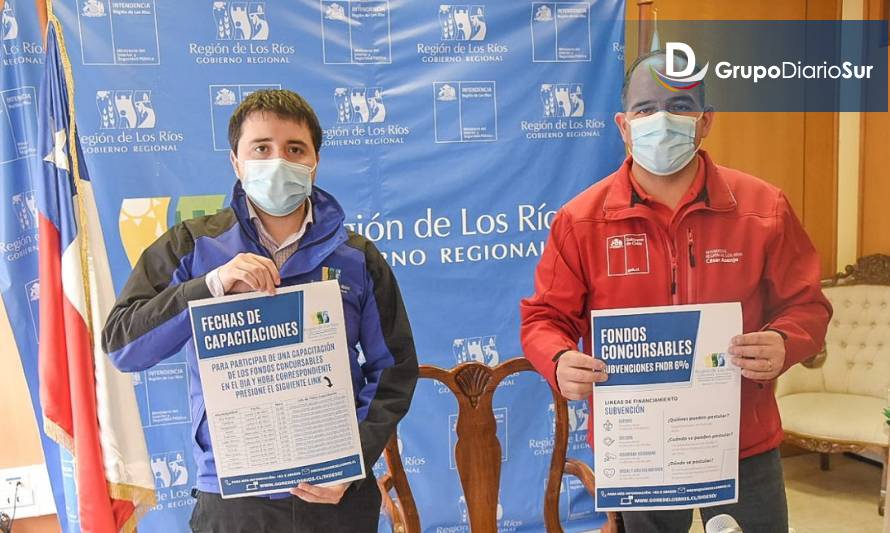 En Los Ríos abrió postulaciones a fondos del 6% del FNDR 2021