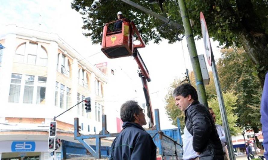 Instalarán 35 cámaras de seguridad en puntos neurálgicos de Valdivia