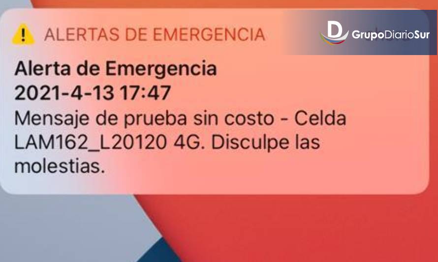 ¿Recibiste mensaje de alerta? Onemi descarta variables de riesgo