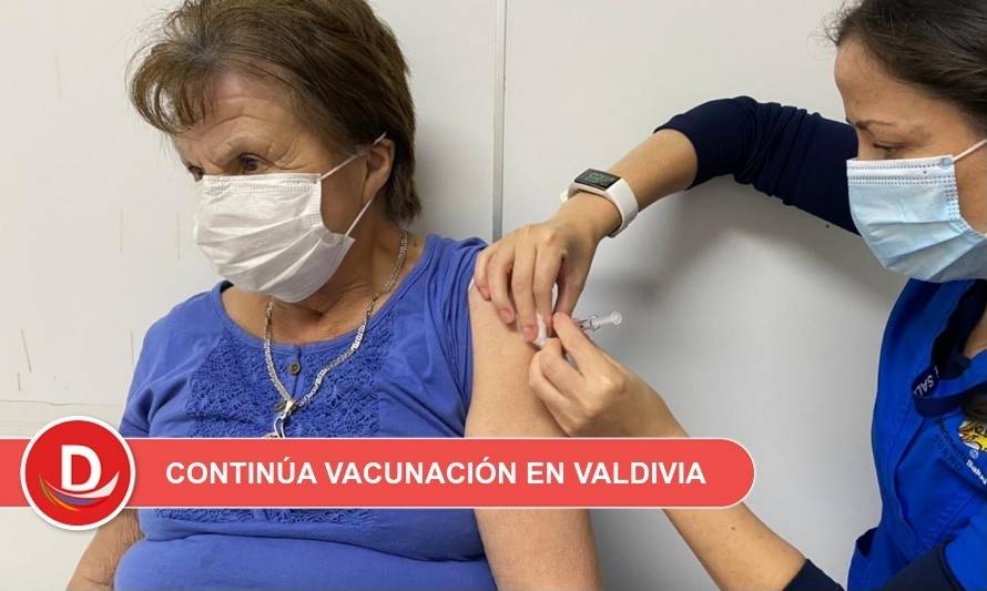 Conozca los puntos de vacunación en Valdivia para este jueves