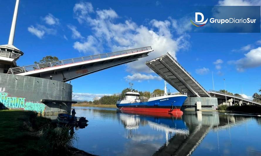 Este lunes nueva apertura de puente Cau Cau para 6 embarcaciones