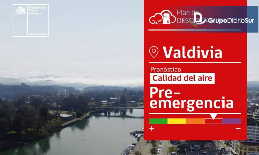 Declaran preemergencia ambiental para Valdivia