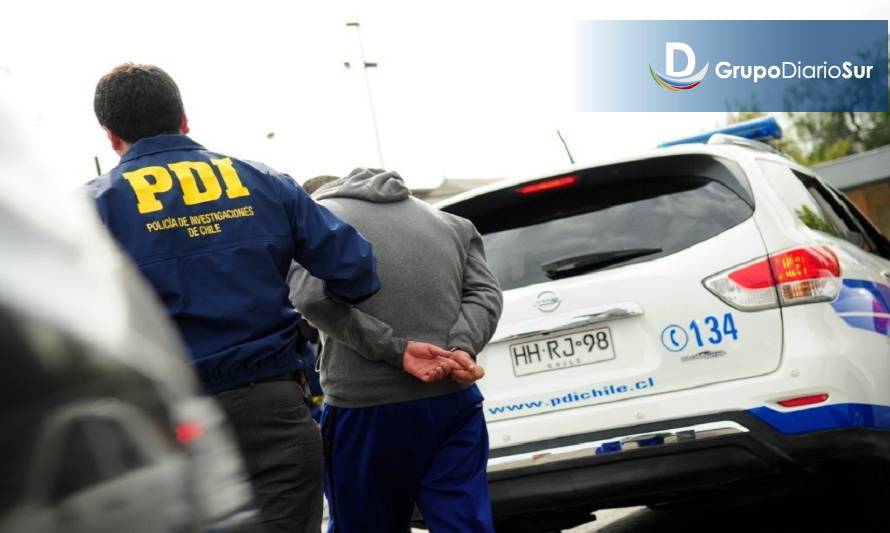 En Valdivia detuvieron a sujeto con varias órdenes de detención vigentes