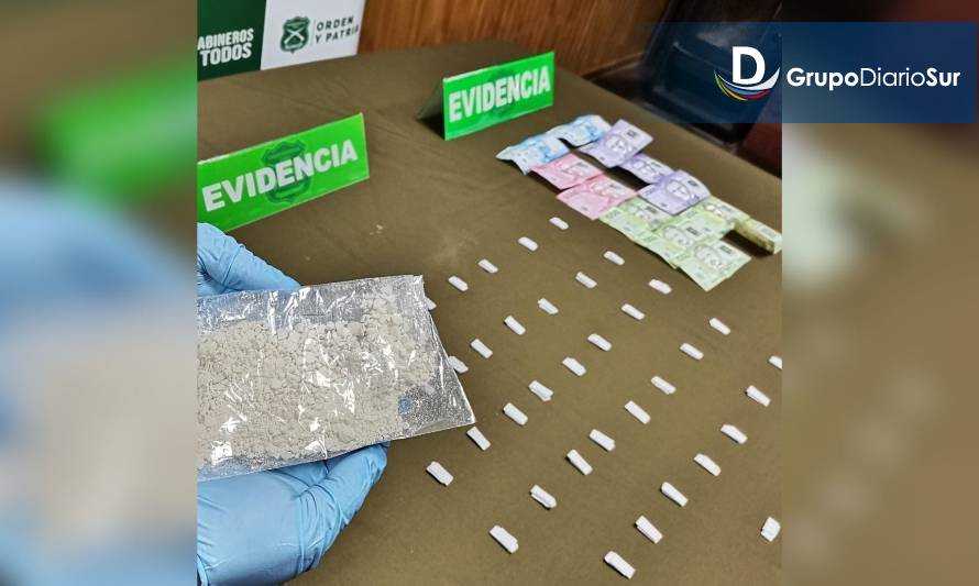 Un hombre fue detenido en Valdivia por delito de microtráfico