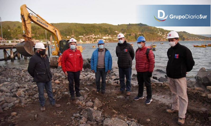 Avanza reposición de caleta pesquera de Los Molinos en Valdivia