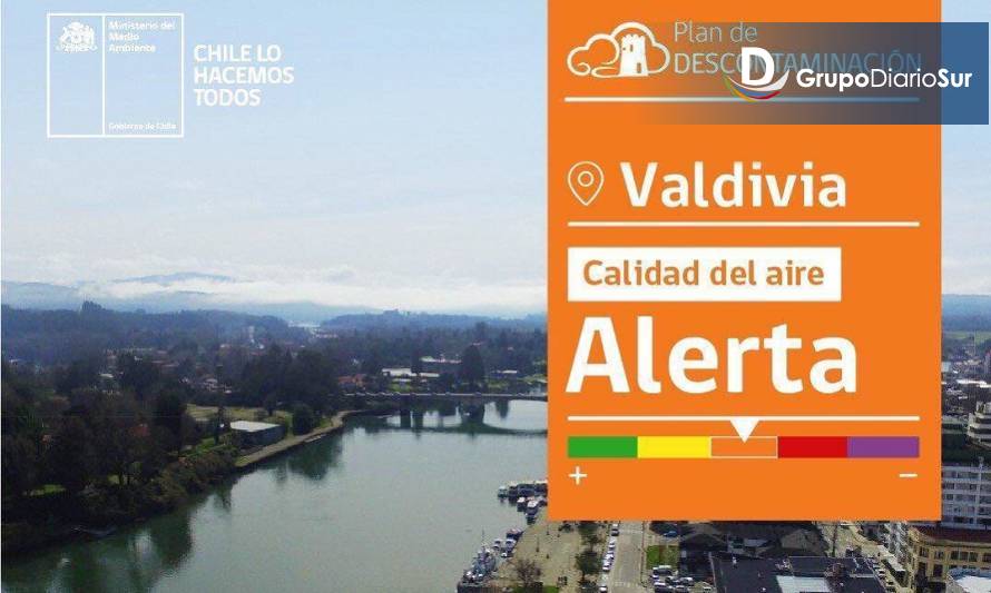 Decretan Alerta Ambiental para este martes en Valdivia
