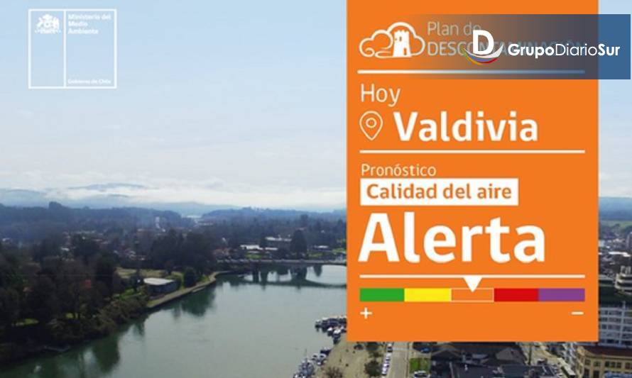 Este sábado Alerta Ambiental para Valdivia