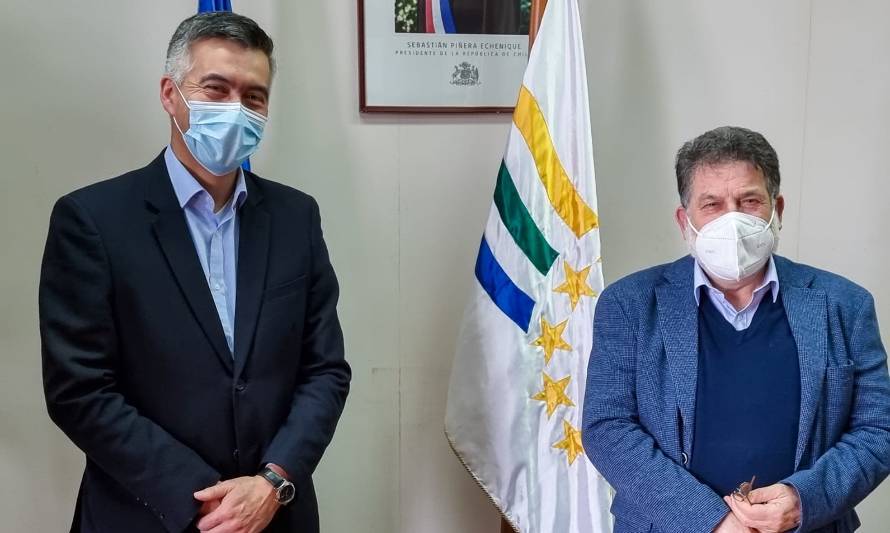 Alcalde de Panguipulli se reunió con Gobernador Regional de Los Ríos