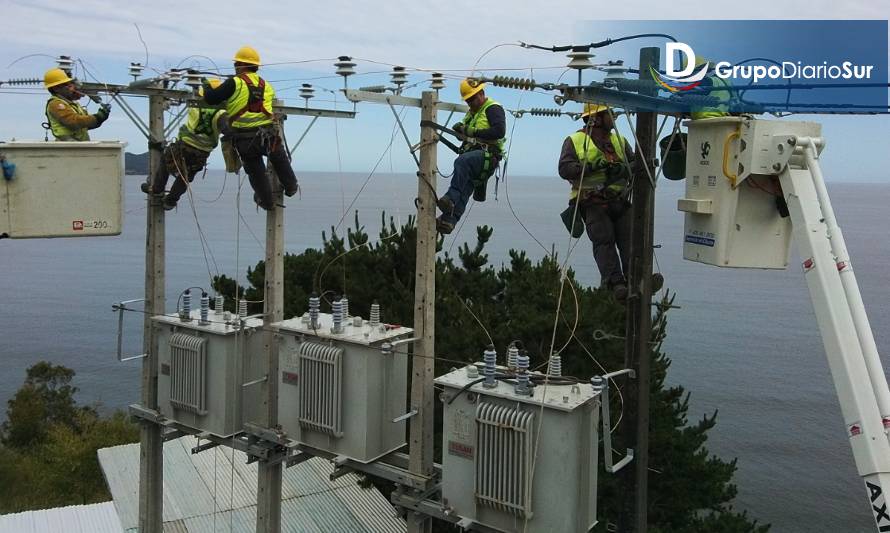 Equipos generadores de Saesa permitieron recuperar a clientes afectados por corte en la costa