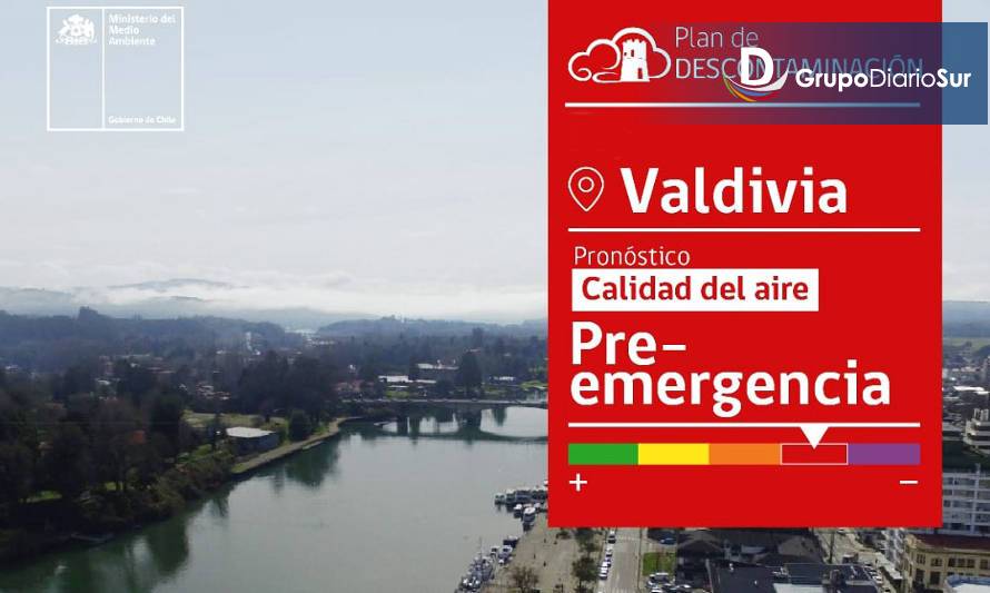 Preemergencia ambiental para la ciudad de Valdivia