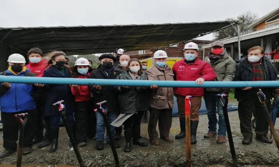 Inician construcción de servicio agua potable rural en la Costa de Valdivia