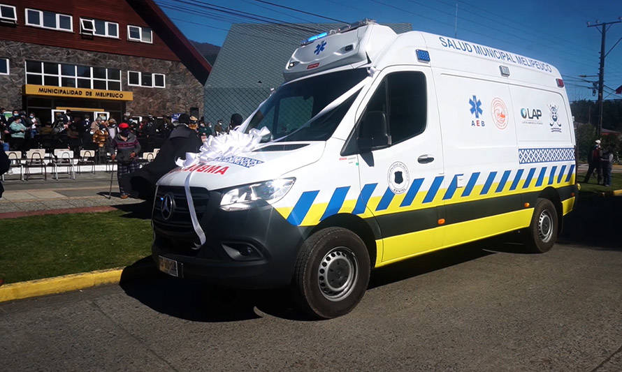 La Araucanía: empresas salmoneras donan ambulancia a comuna de Melipeuco 