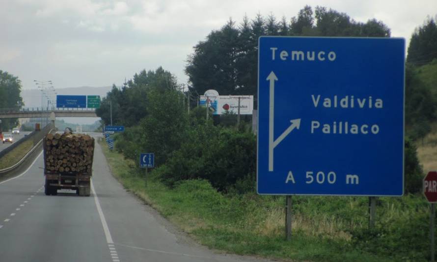 Rechazo generalizado a posibilidad de doble vía con Tag entre Paillaco y Valdivia