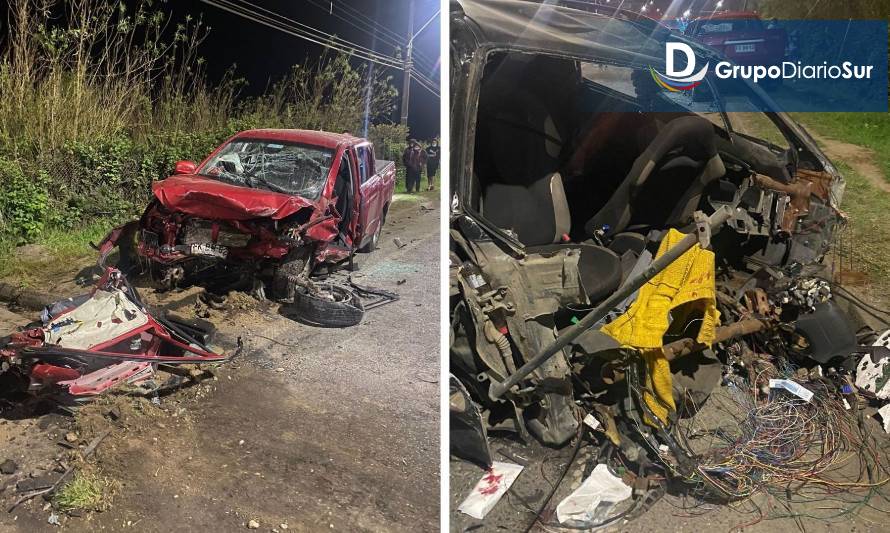 Un fallecido y un herido grave tras accidente en salida sur de Valdivia