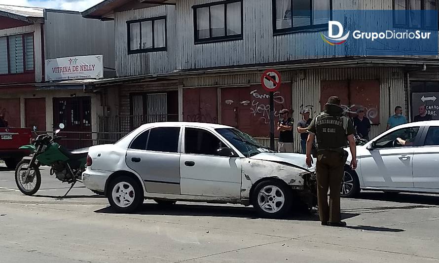 Valdivia: reportan colisión vehicular en Las Ánimas