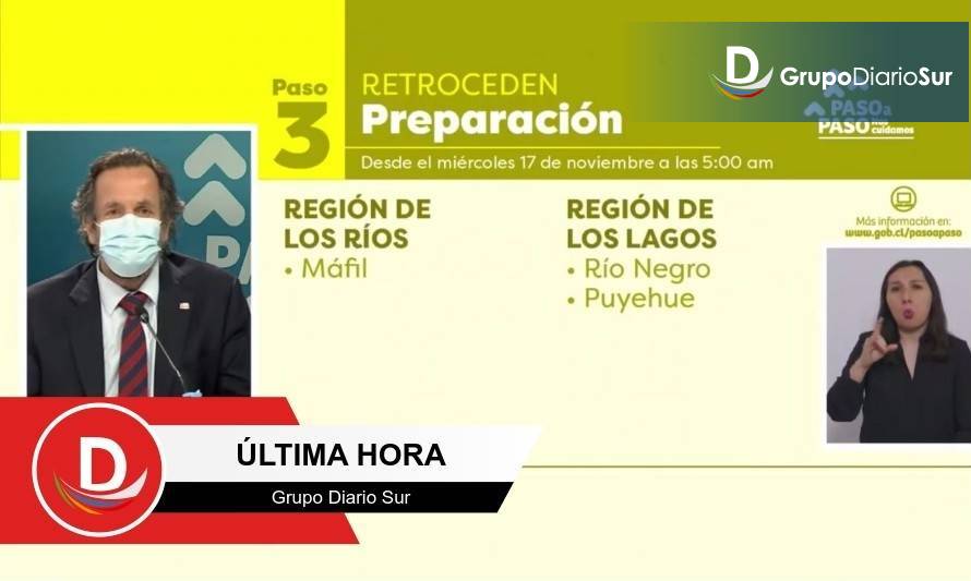 Confirman retroceso de Máfil a Fase 3 de Preparación