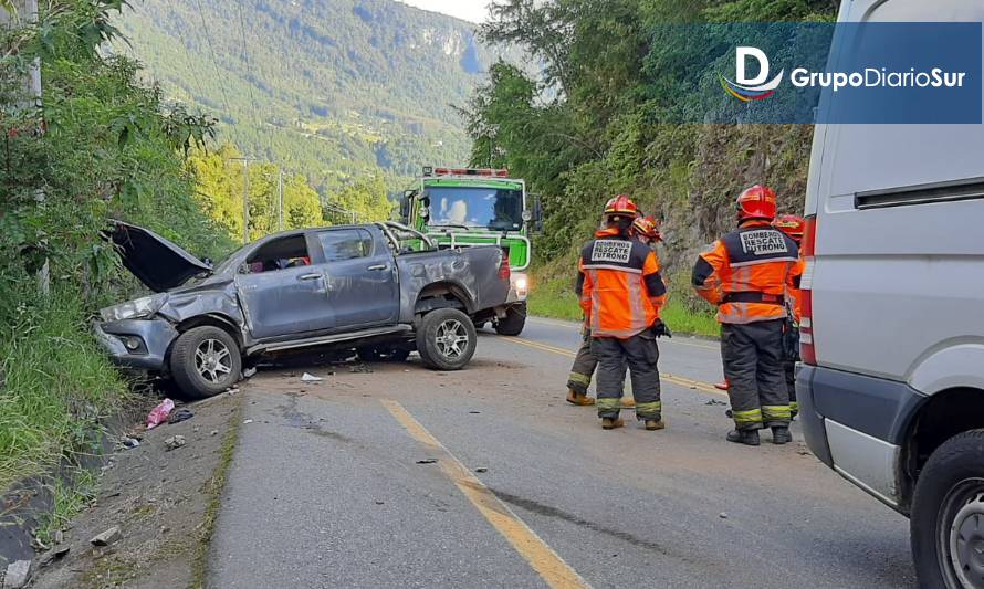 Accidente en ruta Futrono-Llifén deja una persona lesionada 