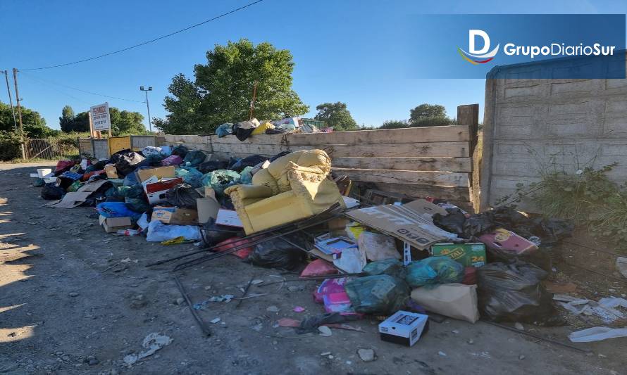 En Panguipulli llaman a respetar horarios de la Planta de Transferencia ante gran acumulación de residuos domiciliarios