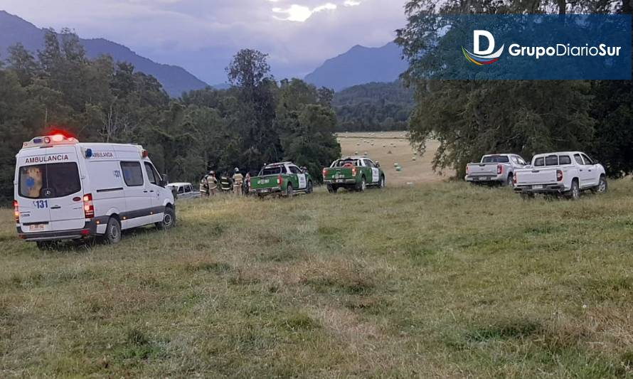 Un trabajador falleció en trágico accidente en sector rural de Futrono