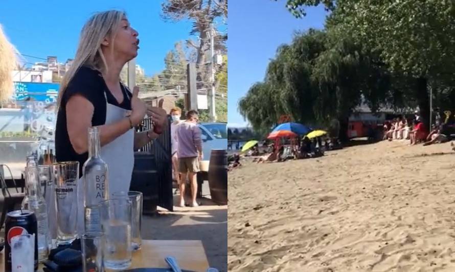 Asistentes a playa de Collico también se quejaron por música fuerte