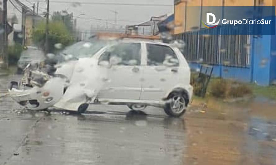 Reportan accidente en sector Barrios Bajos de Valdivia