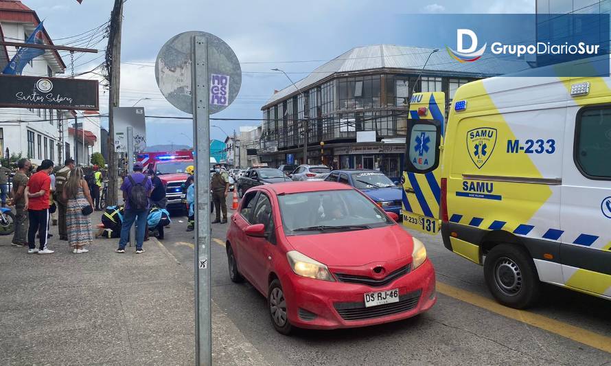 Accidente en Valdivia: Un niño fue atropellado por motociclista 