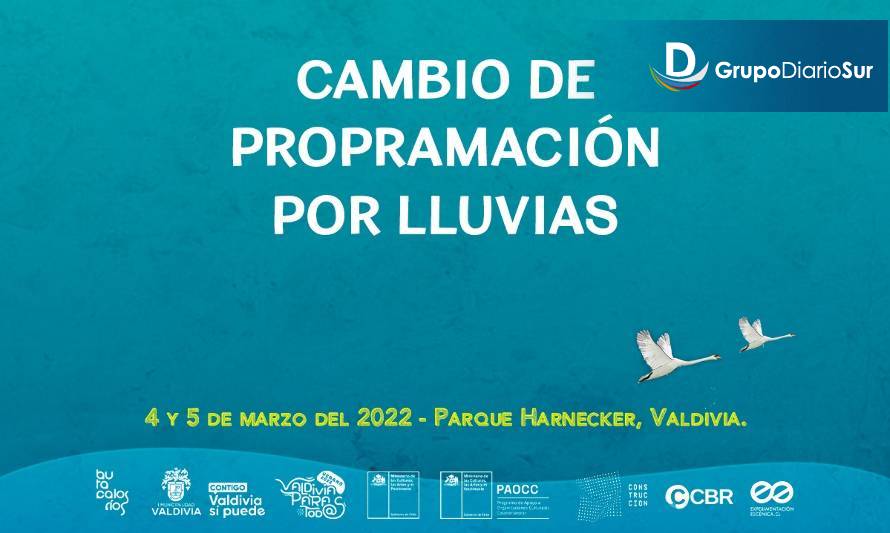 Por lluvias: Valdivia Mueve Escenarios realiza cambios en su programación