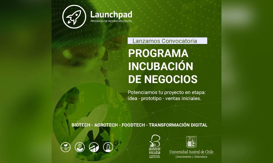 Austral Incuba invita a inscribirse en programa de incubación digital