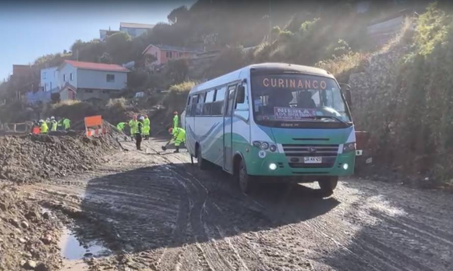 Expreso a la Costa amenaza con eventual paralización de transporte a Curiñanco