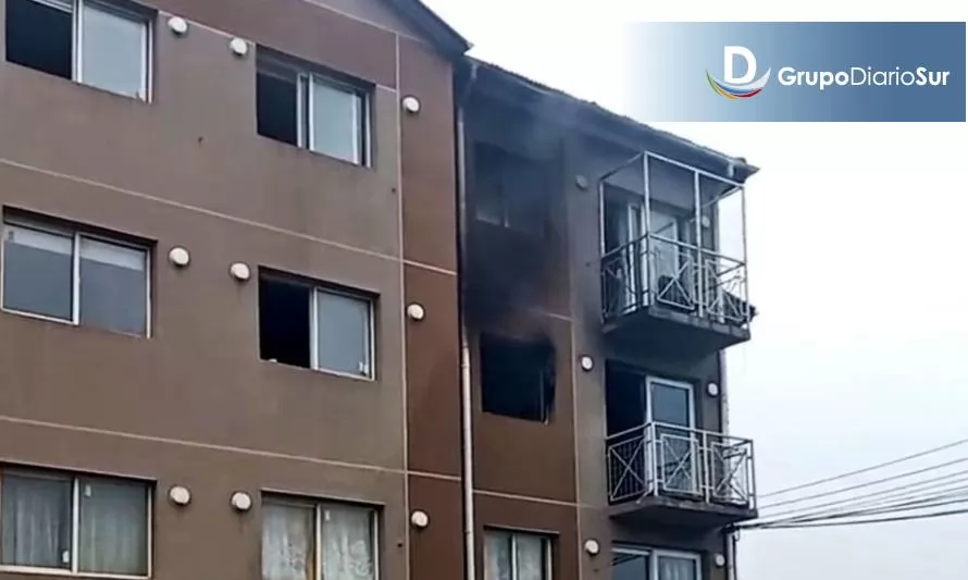 Incendio en departamentos de villa Don Max moviliza a varias unidades de bomberos 