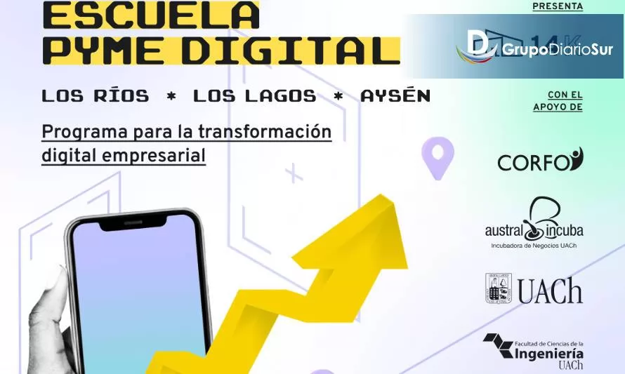 Abren programa de transformación digital para pymes de Los Ríos, Los Lagos y Aysén