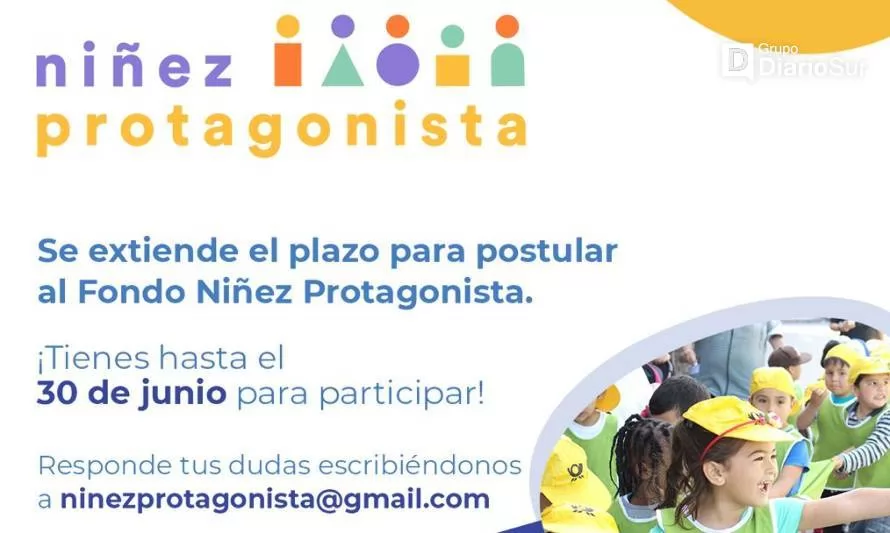 Programa Niñez Protagonista ofrece fondos por hasta 10 millones de pesos