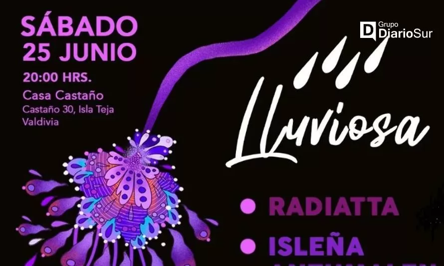 Festival Lluviosas se presenta este sábado en Valdivia