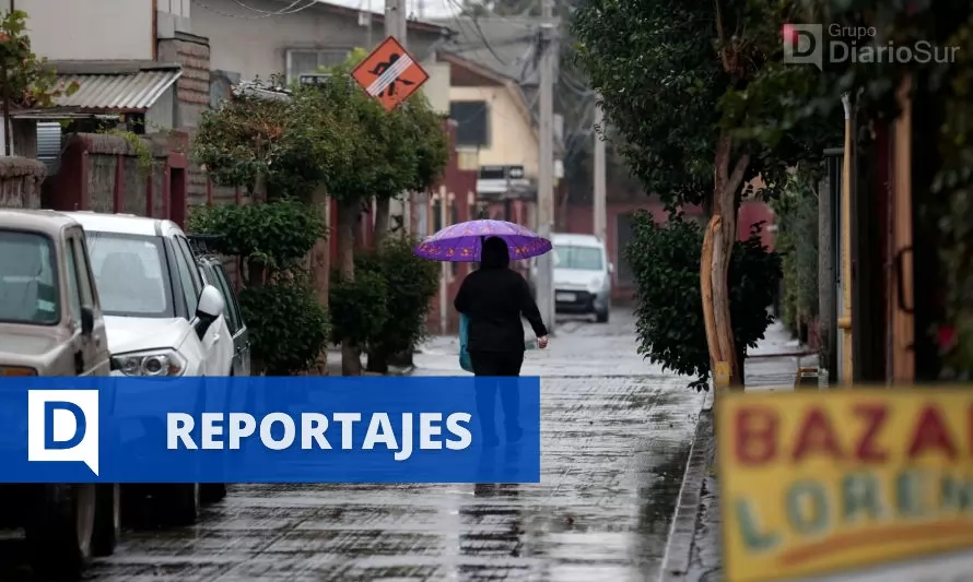 Por qué Valdivia tiene calles que se inundan y otras que resisten la lluvia