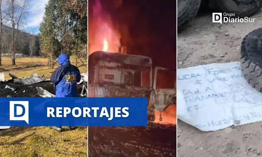 Ataques incendiarios en Los Ríos, ¿una nueva zona roja?